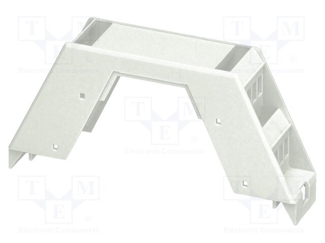 Upper housing; white,grey; ME 22,5; X: 22.6mm; Y: 99mm; Z: 45.85mm