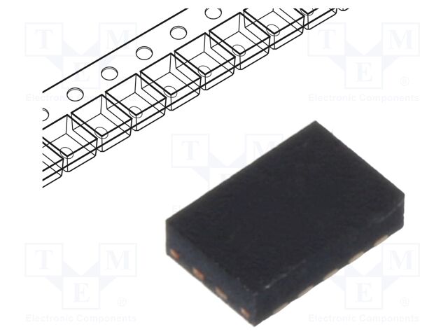IC: PMIC; DC/DC converter; Uin: 0.7÷5.5V; 1.8÷5.5VDC; 1A; DSBGA6
