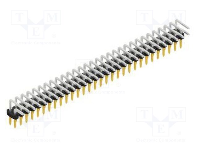 Connector: pin strips; pin header; male; PIN: 60; 2mm; THT; 2x30