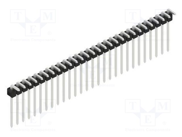 Connector: pin strips; pin header; male; PIN: 28; 2.54mm; THT; 1x28