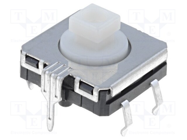 Microswitch TACT; SPST-NO; Pos: 2; 0.05A/24VDC; THT; none; 1.96N