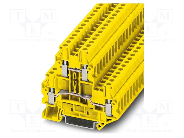 Splice terminal: rail; UT; PA; terminals: 4; W: 6.2mm; H: 69.9mm