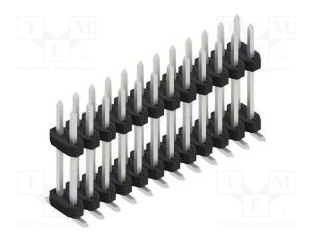 Connector: pin strips; pin header; male; PIN: 24; 2mm; SMT; 2x12