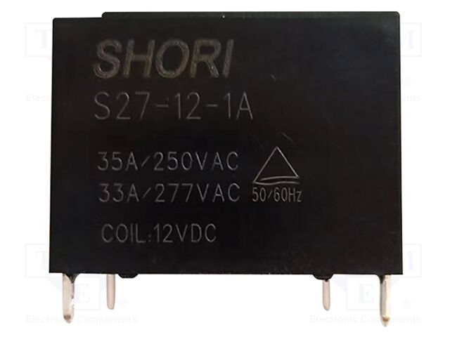 Relay: electromagnetic; SPST-NO; Ucoil: 12VDC; Icontacts max: 35A