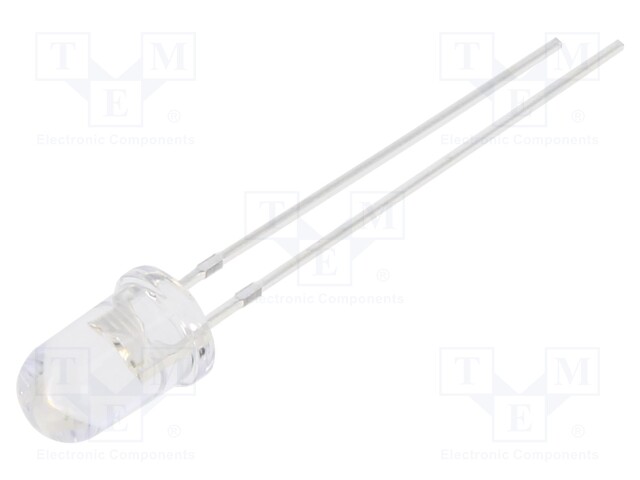 LED; UV; 30°; 10÷20mA; P: 40mW; λd: 402.5÷407.5nm; 3.1÷3.5VDC; THT