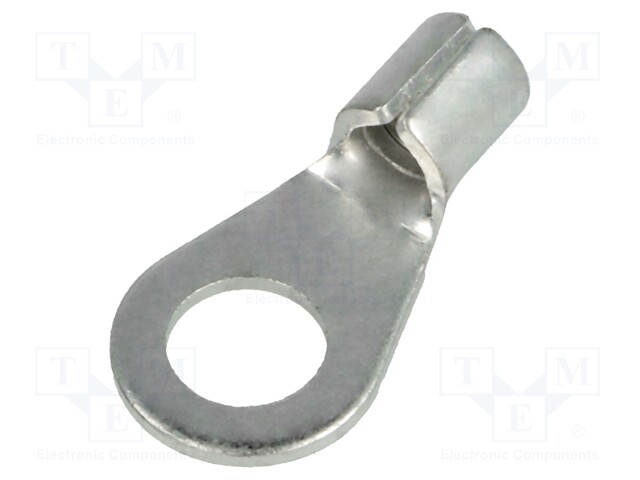 Ring terminal; M6; 4÷6mm2; crimped; for cable; non-insulated