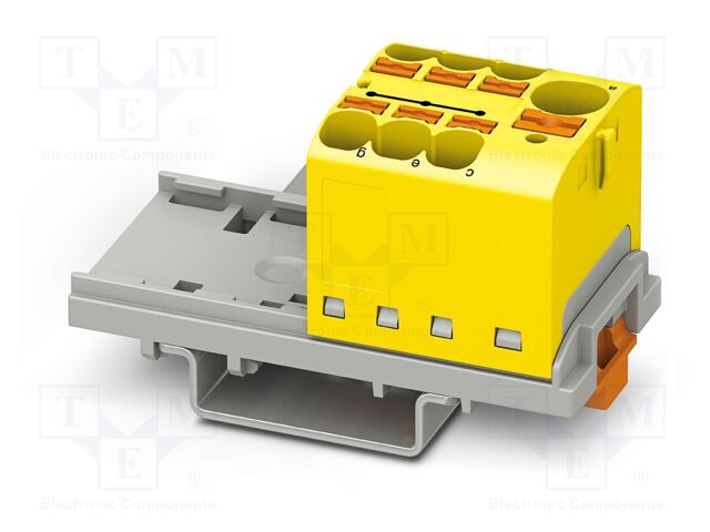 Splice terminal: rail; 32A; 800V; push-in; PA; 0.2÷6mm2; W: 28.6mm