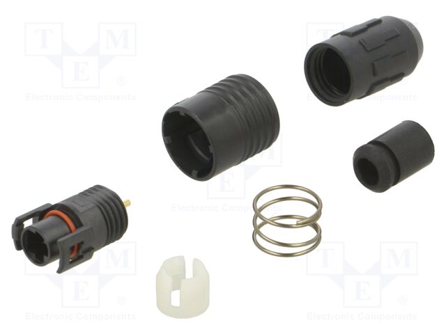 Connector: circular; HR30; Locking: push-pull; plug; male; 2A; PIN: 6