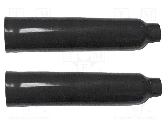 Insulator; black; Mat: PVC; Application: BU-41; 107mm; 2pcs.