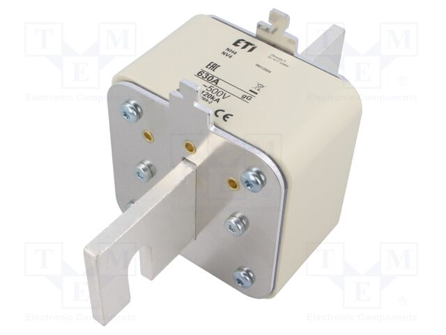 Fuse: fuse; gG; 630A; 500VAC; ceramic,industrial; NH4; WT-NH