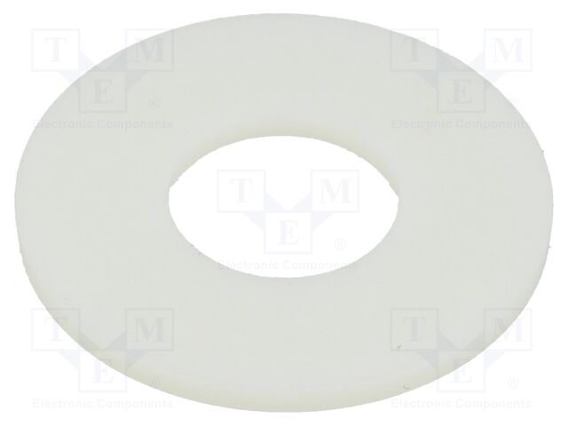 Washer; round; D=50mm; h=3mm; polyamide; natural