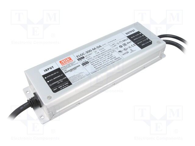 Power supply: switched-mode; LED; 300W; 58÷116VDC; 1300÷4000mA