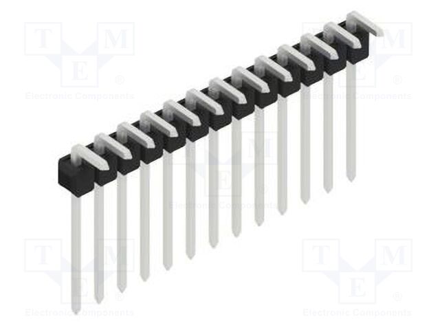 Connector: pin strips; pin header; male; PIN: 13; 2.54mm; THT; 1x13