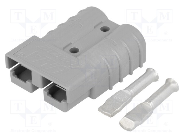 Plug; wire-wire; hermaphrodite; PIN: 2; for cable; crimped; 36V