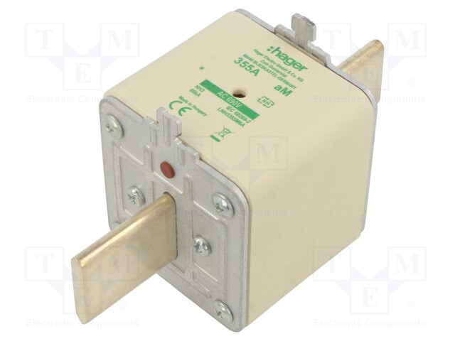 Fuse: fuse; aM; 355A; 690VAC; industrial; NH3