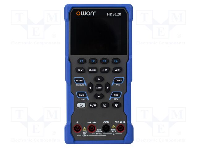 Handheld oscilloscope; LCD 2,8"; Ch: 1; 5Msps; HDS100