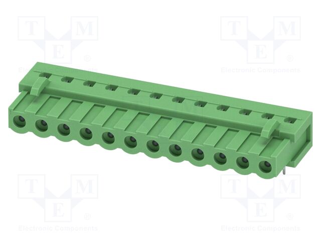 PCB headers, nominal cross section: 2.5 mm?, color: green, n