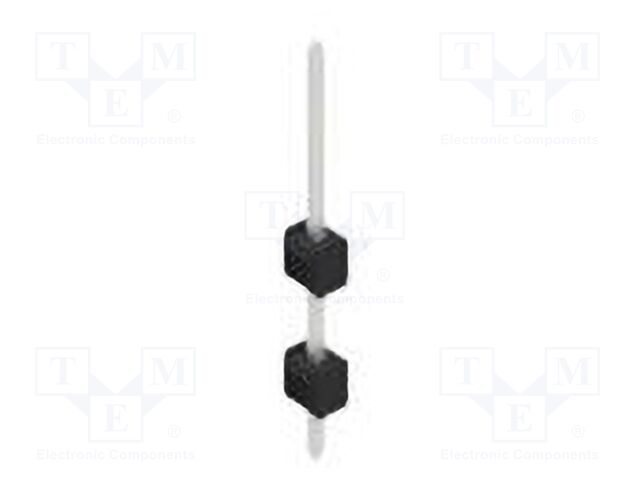 Connector: pin strips; pin header; male; PIN: 1; 2.54mm; THT; 1x1
