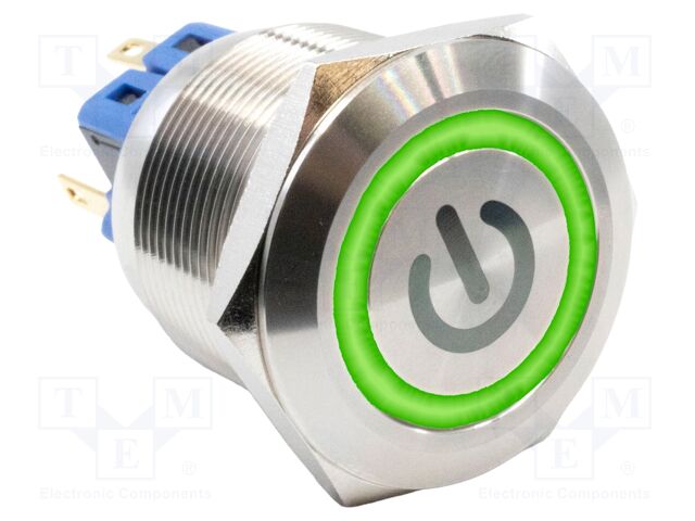 Switch: vandal resistant; Pos: 2; SPST NC + NO; 2A/48VDC; IP65