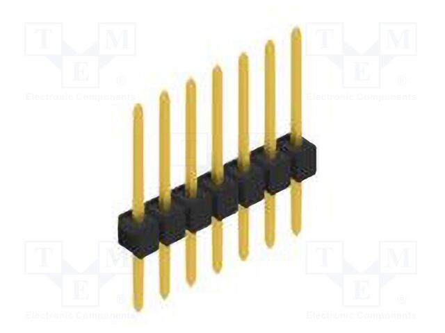 Connector: pin strips; pin header; male; PIN: 7; 2.54mm; THT; 1x7