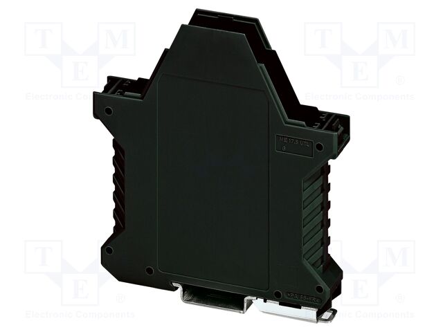 Enclosure base; black; UL94V-0; ME 17,5; for DIN rail mounting