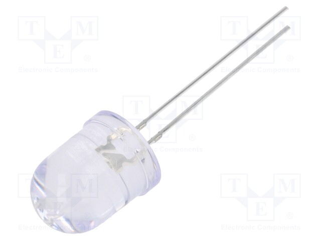 LED; UV; 30°; 20mA; P: 114mW; 400-410nm; THT; 3÷3.8VDC