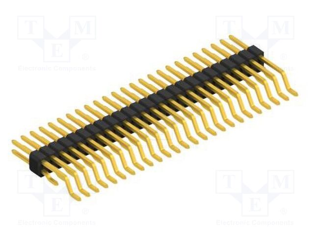 Connector: pin strips; pin header; male; PIN: 50; 1.27mm; SMT; 2x25