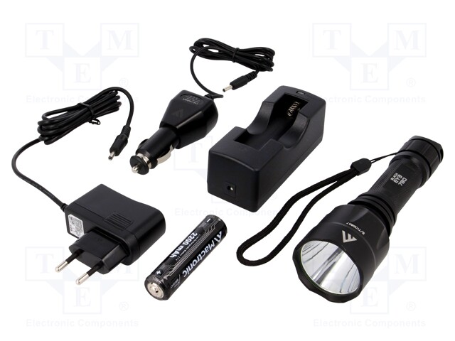 Torch: LED; 1.5h; 780lm; Series: BLACK EYE
