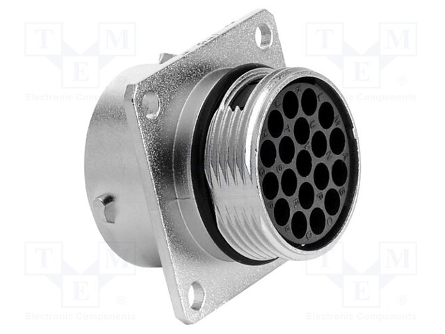 Connector: circular; Series: RT360; socket; female; PIN: 19; IP67