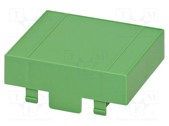 Upper housing; green; UL94V-0; EG 67,5; polycarbonate; X: 67.5mm