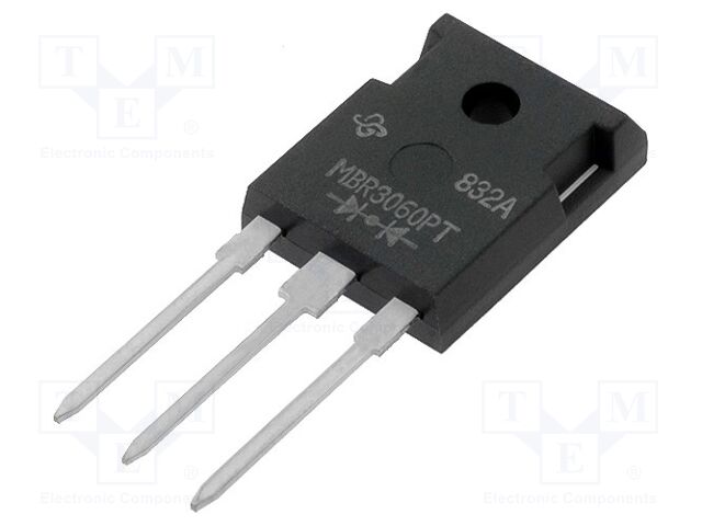 Diode: Schottky rectifying; THT; 60V; 2x15A; TO247AD; Package: tube