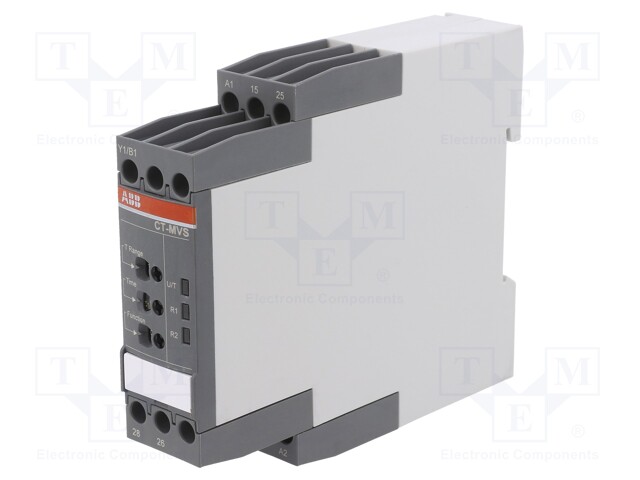 Time Delay Relay, 48 VDC, 0.05 s, 300 h, 2CO, DIN Rail