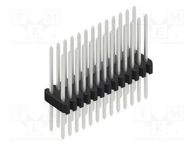 Connector: pin strips; pin header; male; PIN: 26; 1.27mm; THT; 2x13