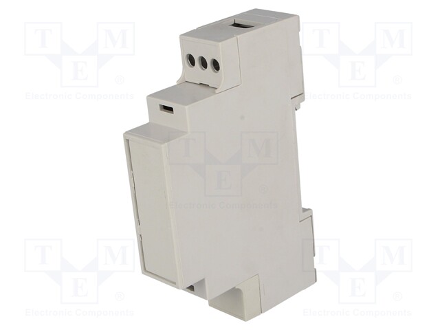 Enclosure: for DIN rail mounting; Y: 90mm; X: 17.5mm; Z: 53mm; PPO