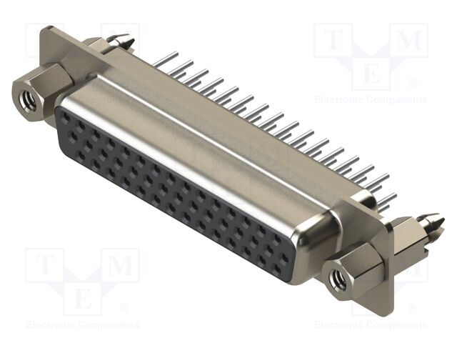 Connector: D-Sub HD; PIN: 44; socket; female; straight; THT; MHDD