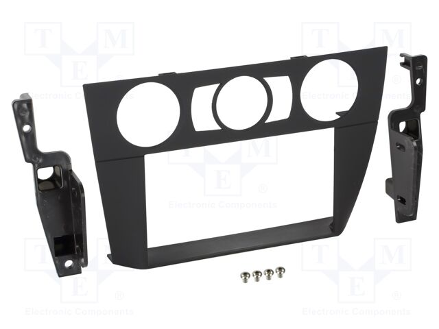 Radio frame; BMW; 2 DIN; black