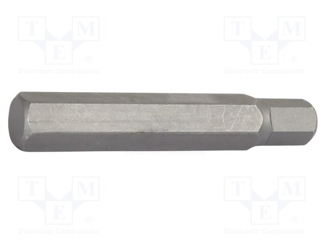 Screwdriver bit; hex key; HEX 10mm; Overall len: 75mm; 2pcs.