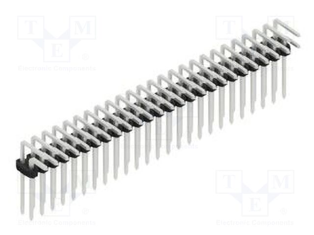 Connector: pin strips; pin header; male; PIN: 50; 2mm; THT; 2x25