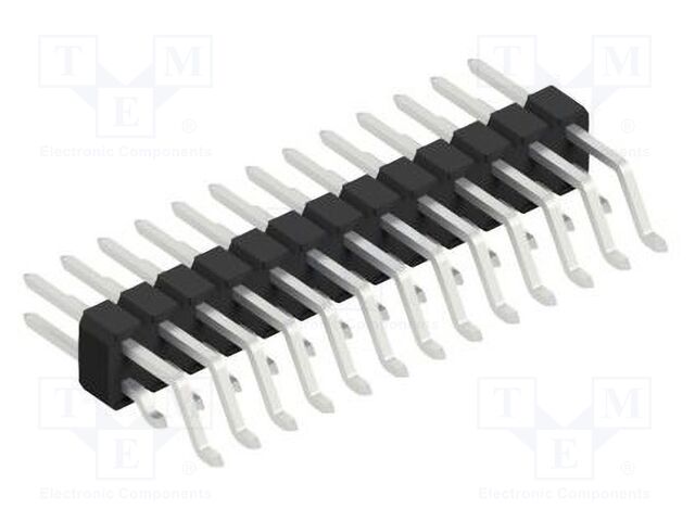 Connector: pin strips; pin header; male; PIN: 26; 2.54mm; SMT; 2x13