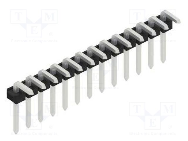 Connector: pin strips; pin header; male; PIN: 13; 2.54mm; THT; 1x13