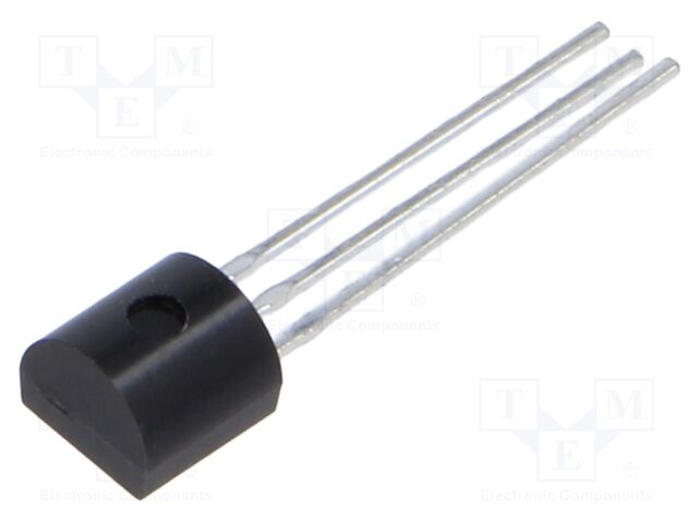 Transistor: PNP; bipolar; 300V; 0.5A; 0.625W; TO92