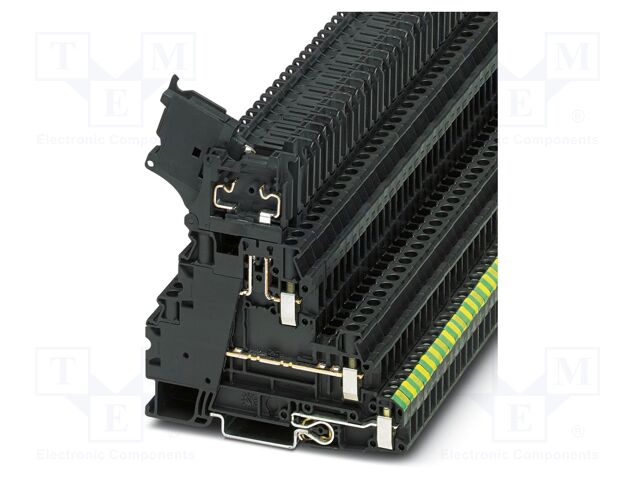 Splice terminal: rail; UT; PA; L: 94.5mm; terminals: 5; W: 6.2mm