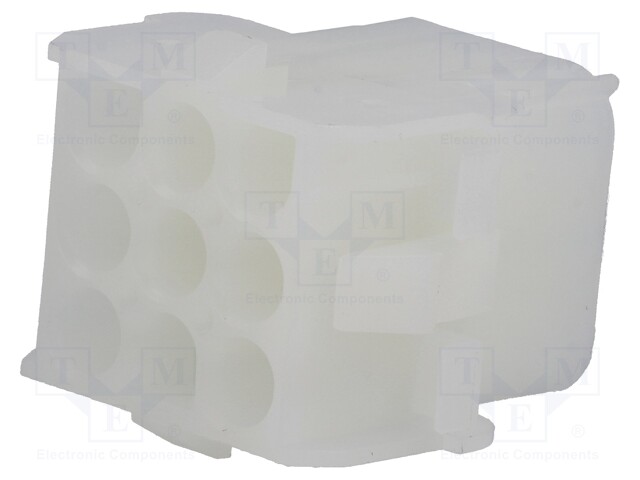 Plug/socket; wire-wire; male/female; NLS; 6.35mm; PIN: 9; UL94V-2