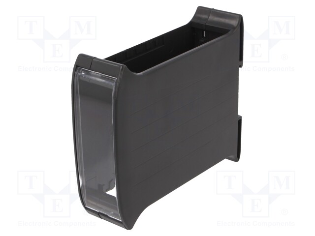 Enclosure: for DIN rail mounting; ABS