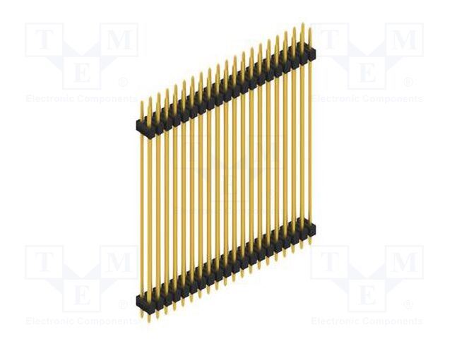 Connector: pin strips; pin header; male; PIN: 40; 2.54mm; THT; 2x20