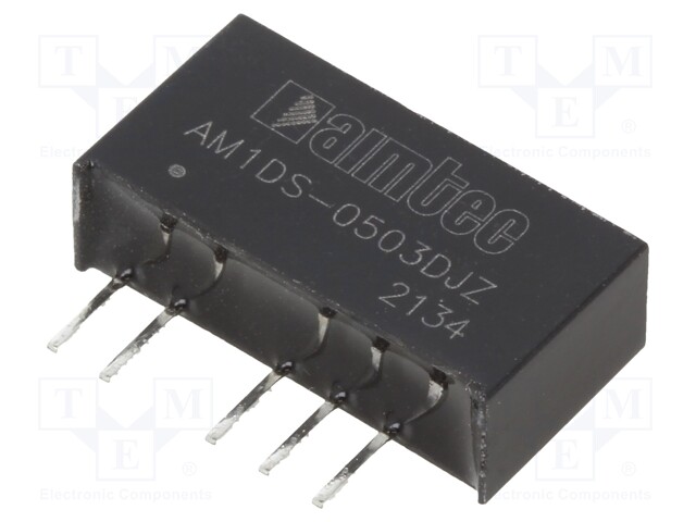 Converter: DC/DC; 1W; Uin: 4.5÷5.5V; Uout: 3.3VDC; Uout2: -3.3VDC
