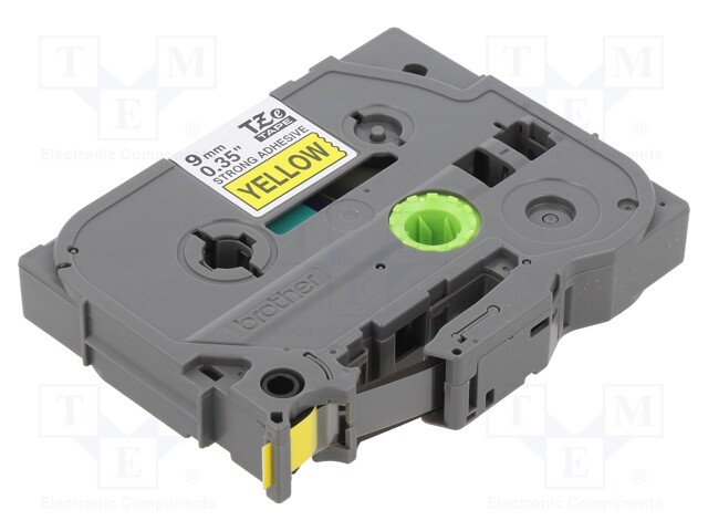 Tape; Width: 9mm; Colour: yellow; Character colour: black; L: 8m