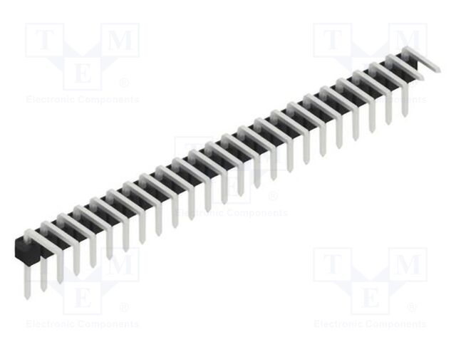 Connector: pin strips; pin header; male; PIN: 24; 2.54mm; THT; 1x24