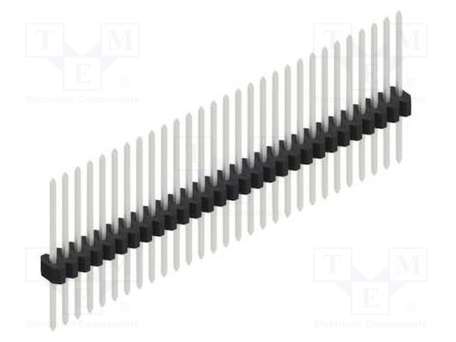 Connector: pin strips; pin header; male; PIN: 29; 1.27mm; THT; 1x29