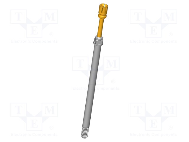 Test needle; Operational spring compression: 4mm; 20A; Ø: 2mm